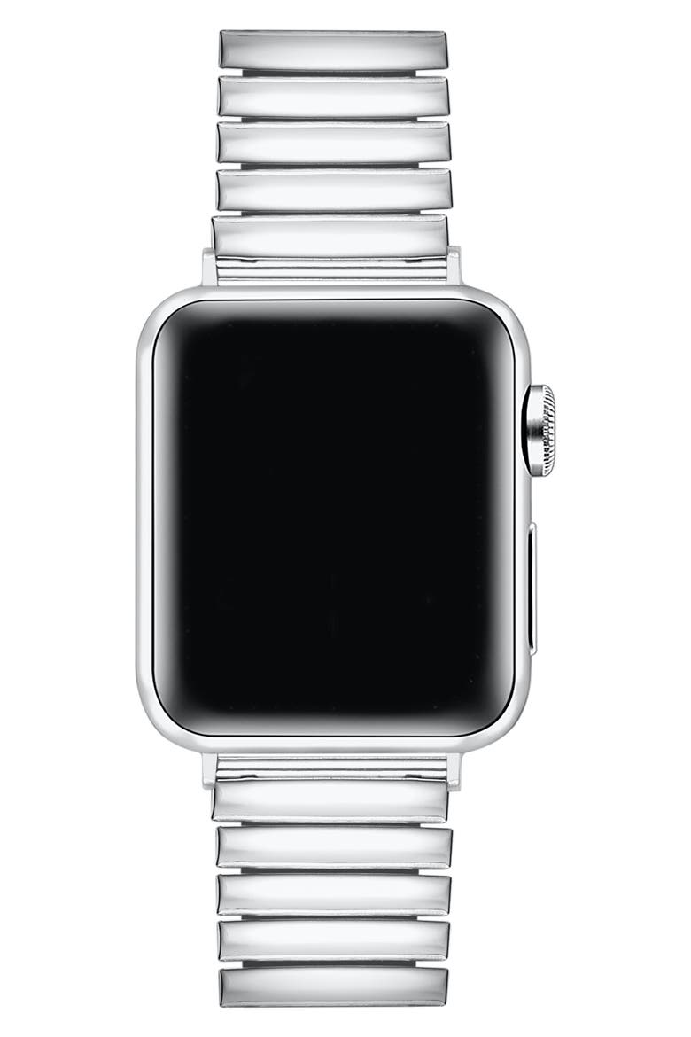 Slink 42mm Apple Watch® Stretch Watchband, Alternate, color, SILVER