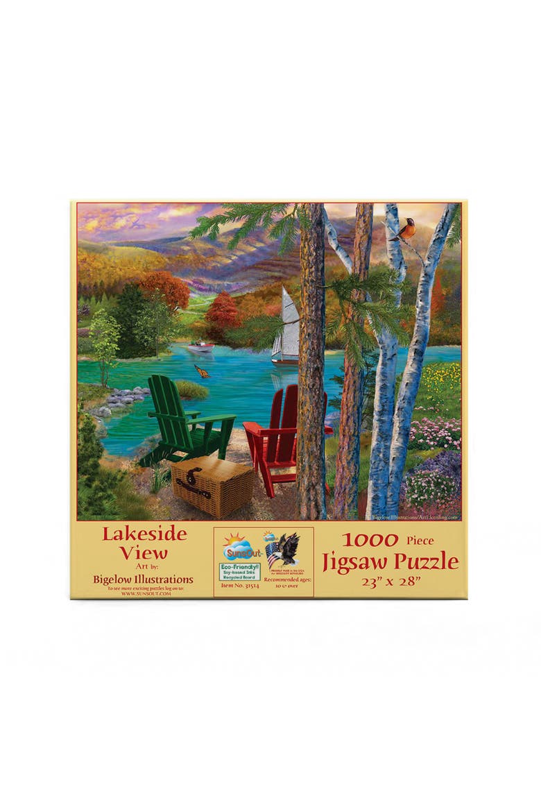 Lakeside View 1000 piece Jigsaw Puzzle for Adults, Alternate, color, Multicolor