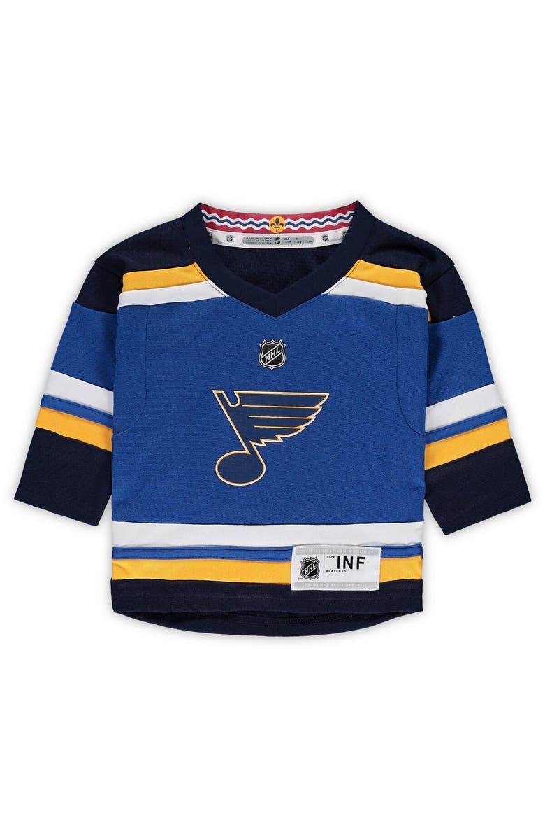 Outerstuff Infant Jordan Binnington Blue St. Louis Blues Home Replica Player Jersey, Alternate, color, 