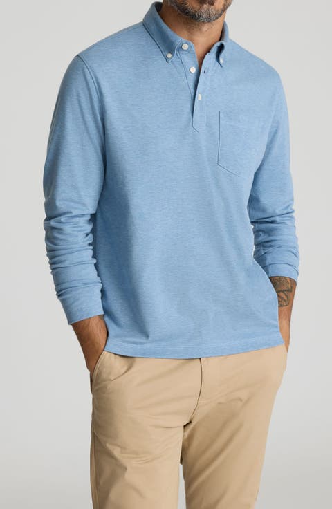 Vargas Long Sleeve Cotton Polo