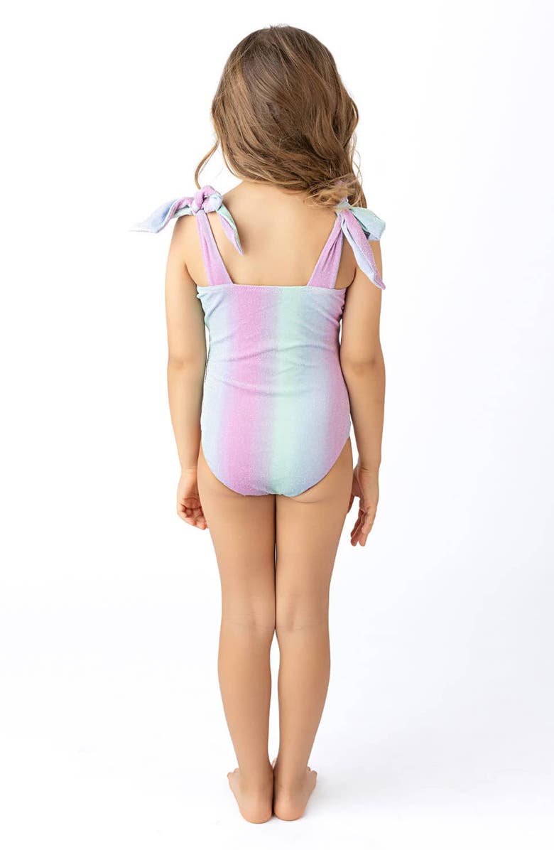 Shade Critters Kids' Shimmer Ocean Ombré One-Piece Swimsuit, Alternate, color, Multi