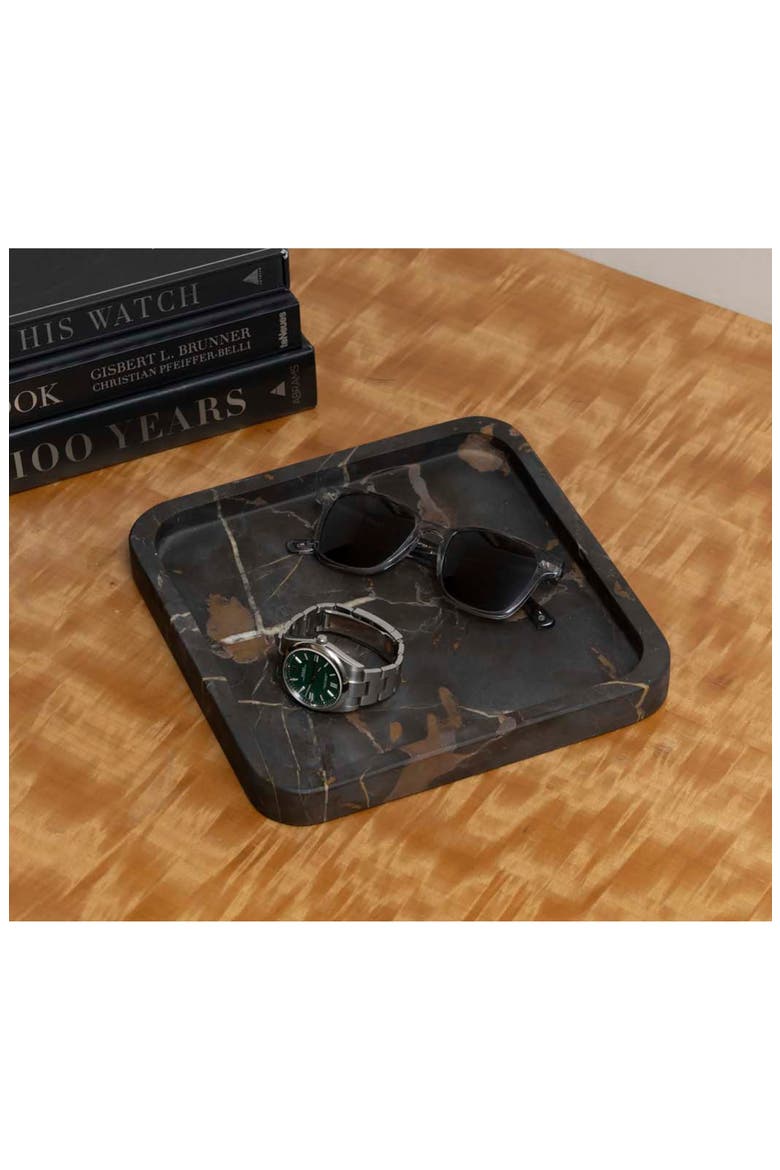 Marble Tray, Alternate, color, BROWN