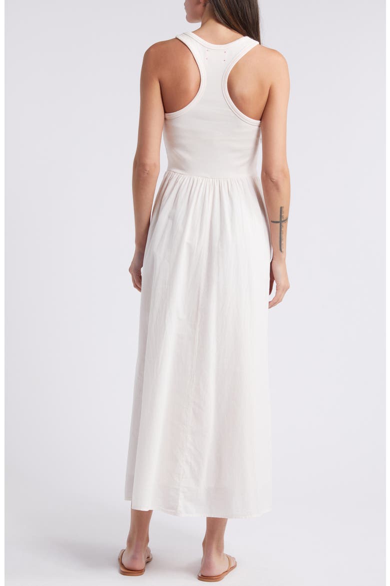 Flynn Mixed Media Maxi Dress, Alternate, color, CREAM PEACH