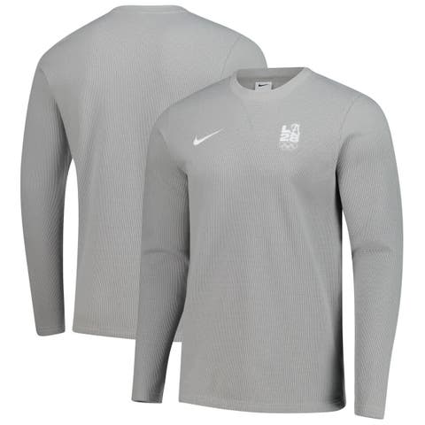 Men's Nike  Gray LA28 Summer Olympics Retro Pullover Sweatshirt