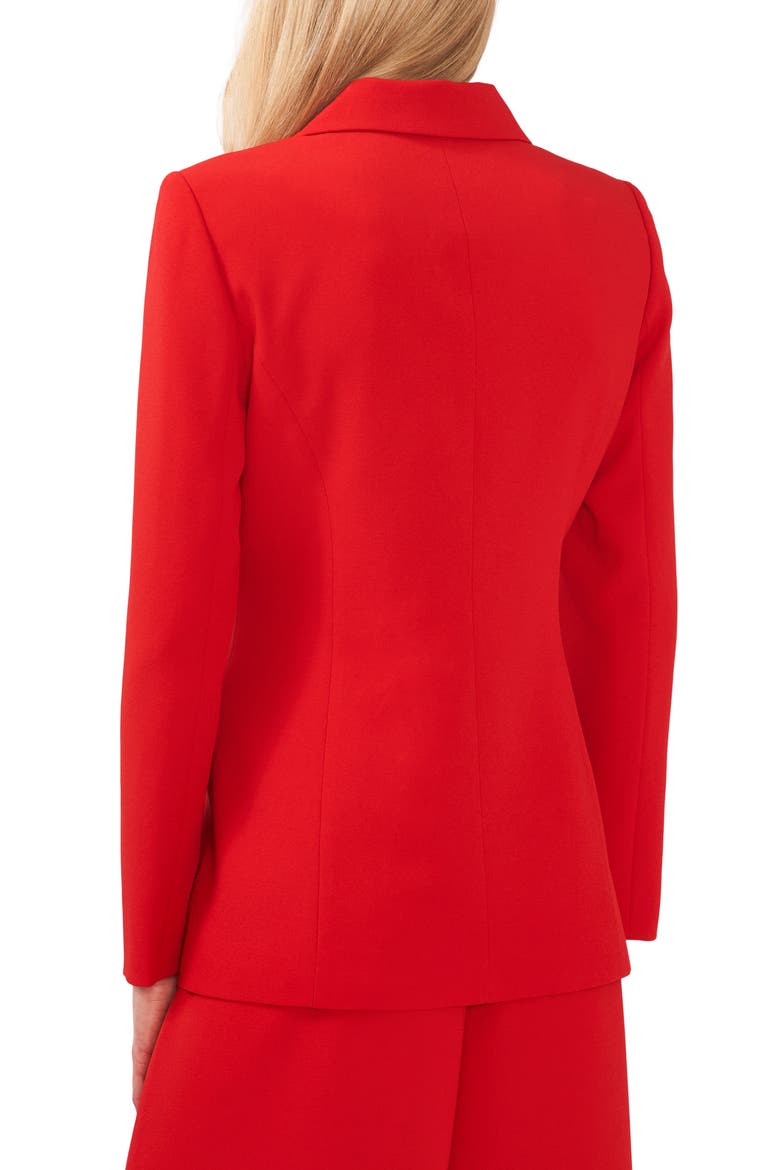 Single Button Blazer, Alternate, color, FESTIVE RUBY RED