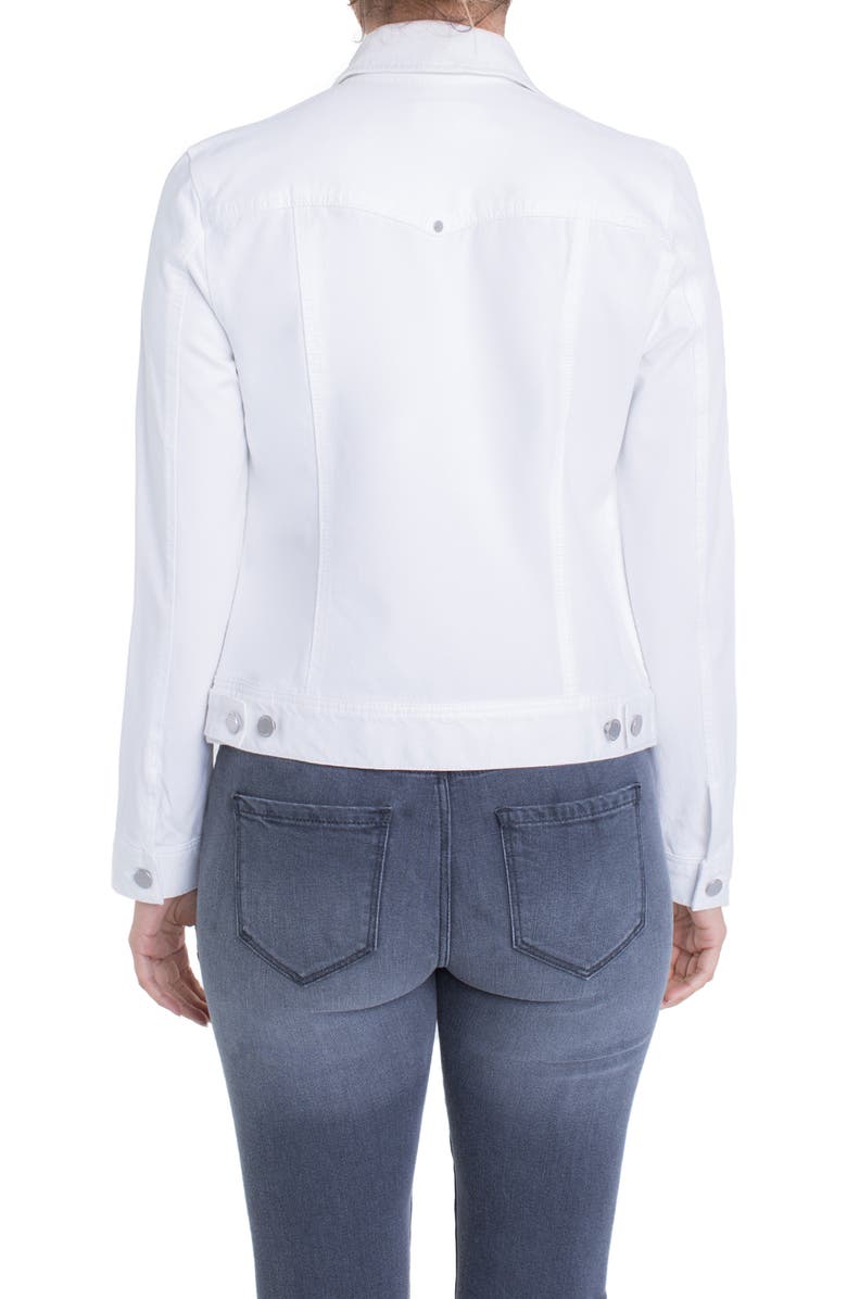 Liverpool Los Angeles Classic Powerflex Knit Stretch Denim Jacket, Alternate, color, 