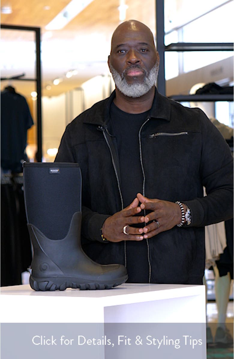 Classic Seamless Tall Waterproof Boot, sales video thumbnail