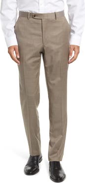 Peter Millar Harker Flat Front Stretch Wool Twill Dress Pants