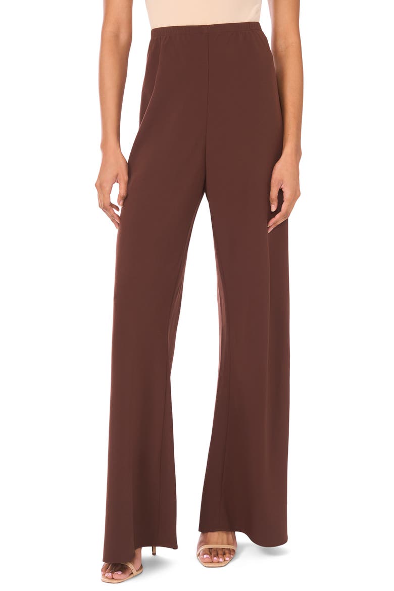 Elastic Waist Seamless Pants, Alternate, color, CHICORY COFFEE