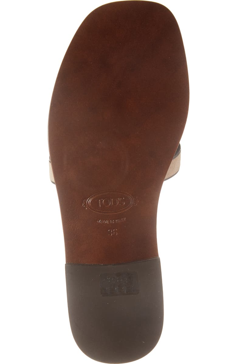 Tod's Kate Chain Detail Slide Sandal, Alternate, color,