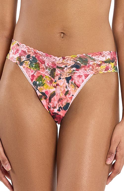 Hanky Panky Print Original Rise Thong In Multi