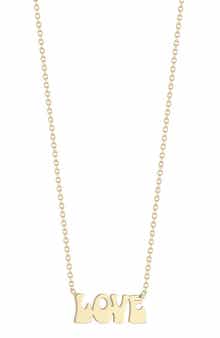 Ember Fine Jewelry 'Love' Pendant Necklace