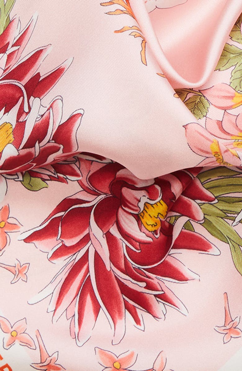 FERRAGAMO Primavera Silk Scarf, Alternate, color, Arancio/ Rosa