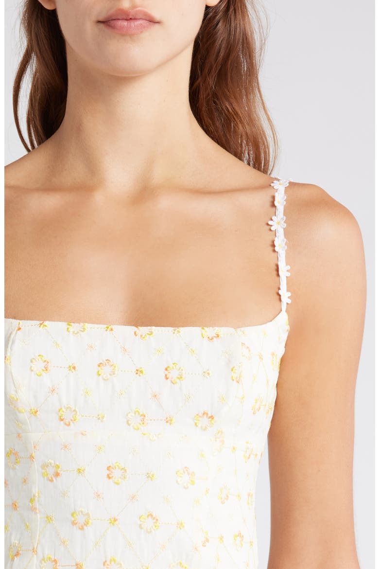 Floral Embroidered Corset Top, Alternate, color, FLORAL