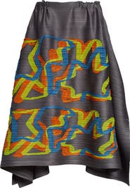 Pleats Please Issey Miyake Mix Pleated Skirt