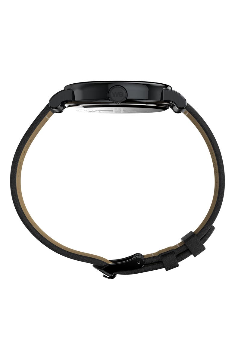 Timex<sup>®</sup> Day of the Dead Weekender Leather Strap, 40mm, Alternate, color,