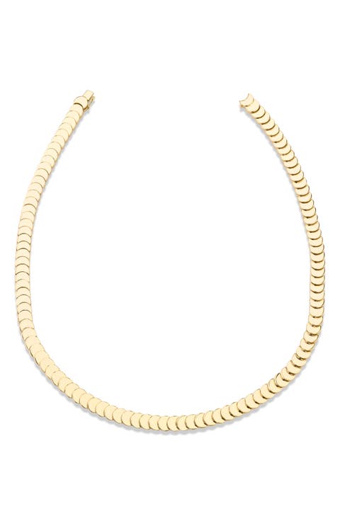 Luna 18K Gold Choker Necklace