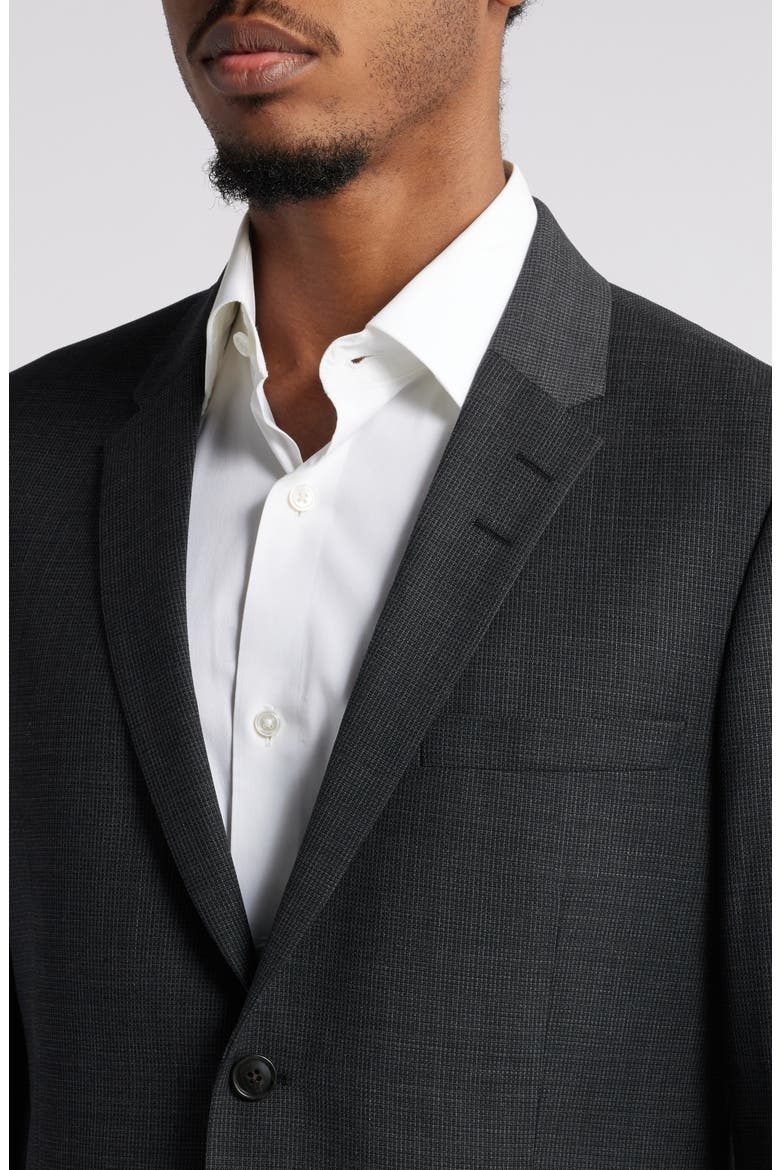 Jerrett Slim Fit Recycled Polyester & Wool Blend Sport Coat, Alternate, color, CHARCOAL