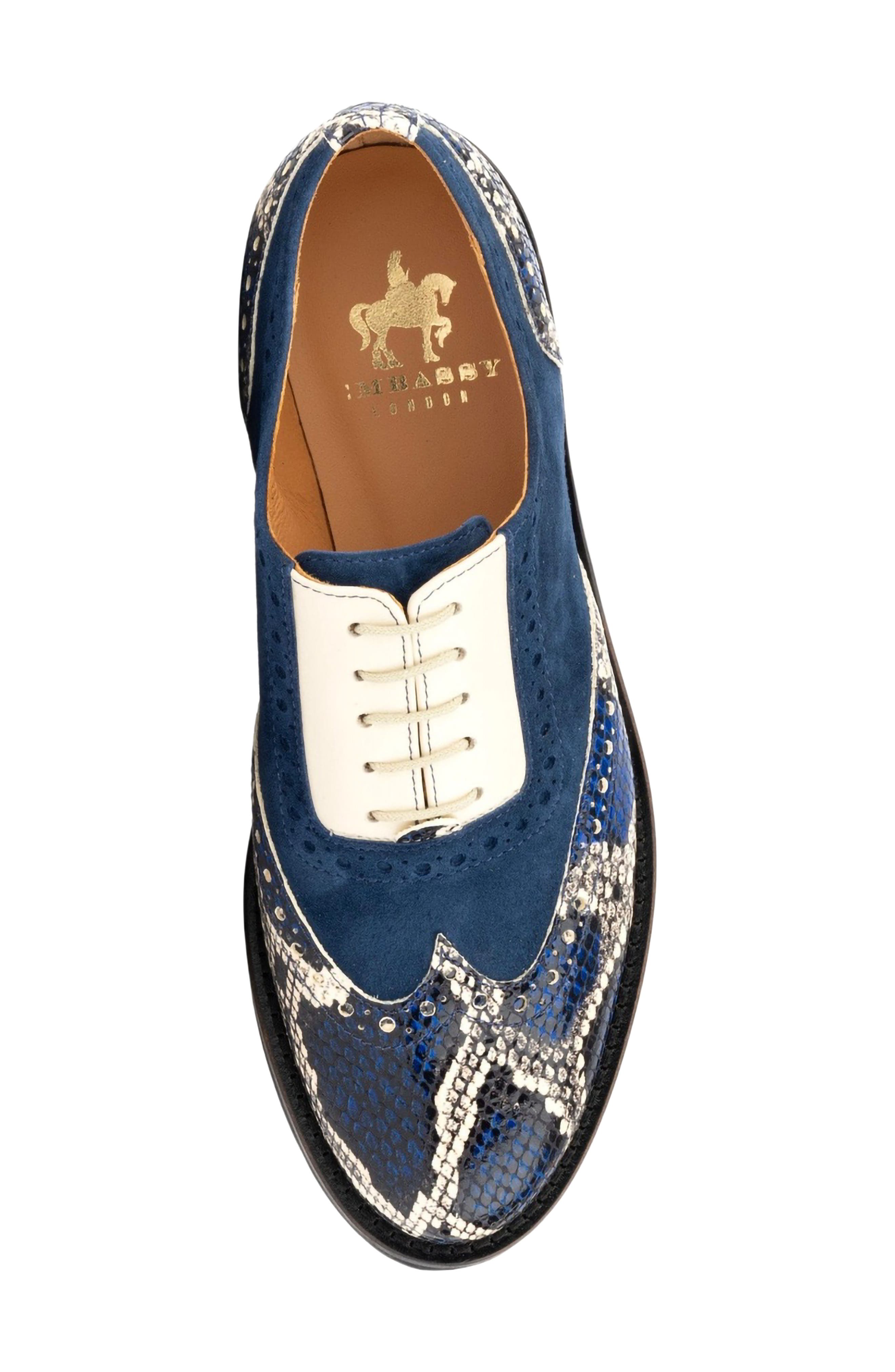 Vivienne Wingtip Oxford, Alternate, color, BLUE