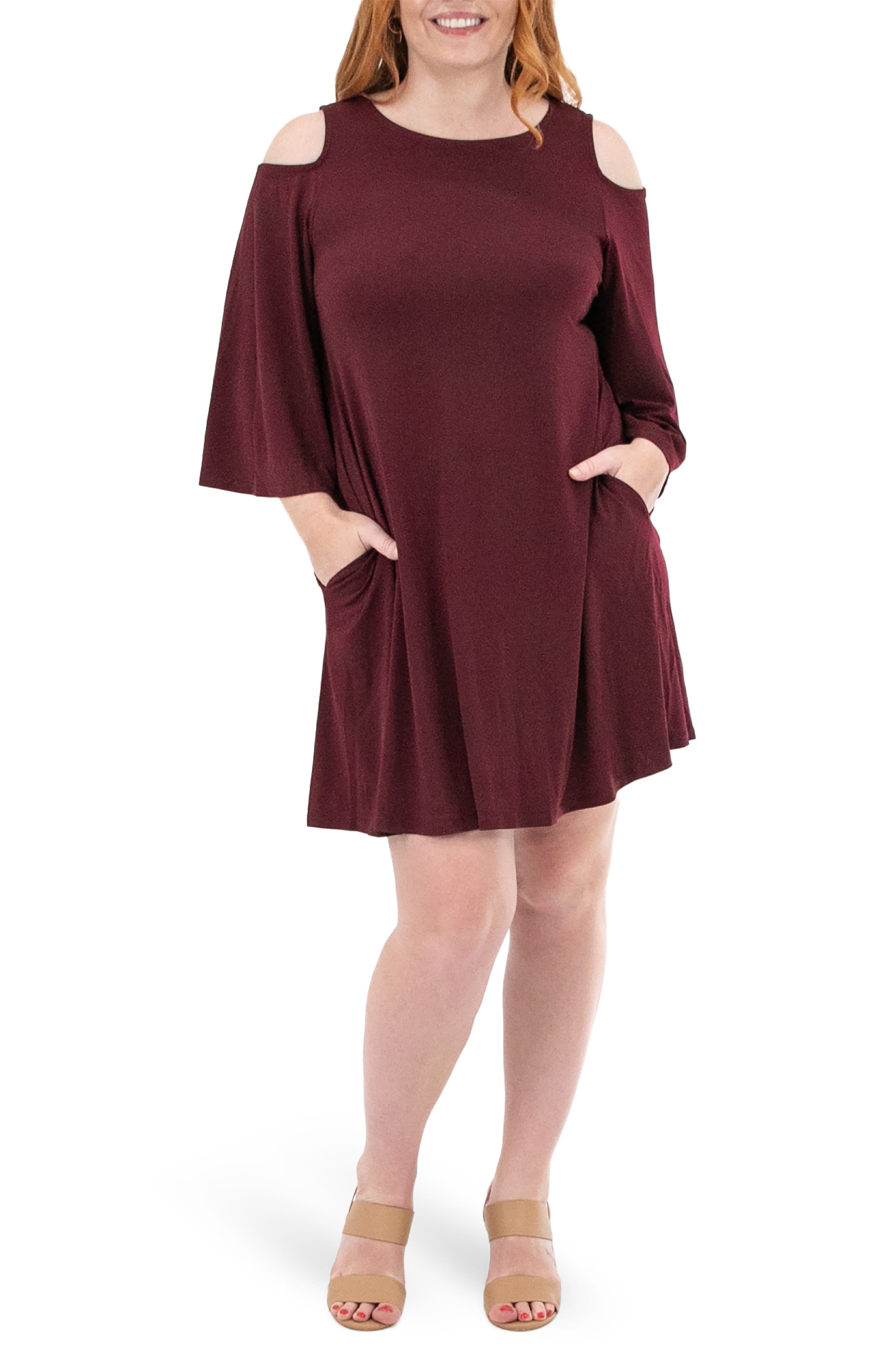 Shoulder Cutout Dress - image 5