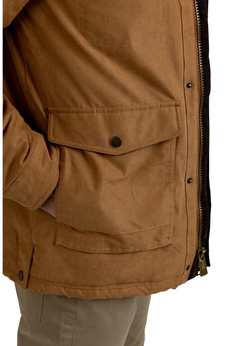 Four Pocket Water & Wrinkle Resistant Barn Coat, Alternate, color, WHISKEY