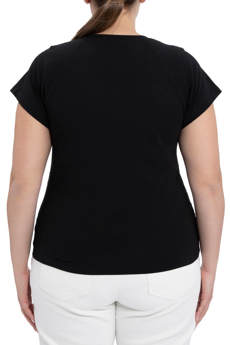 Hold Me Tight Cotton Blend Top, Alternate, color, BLCK
