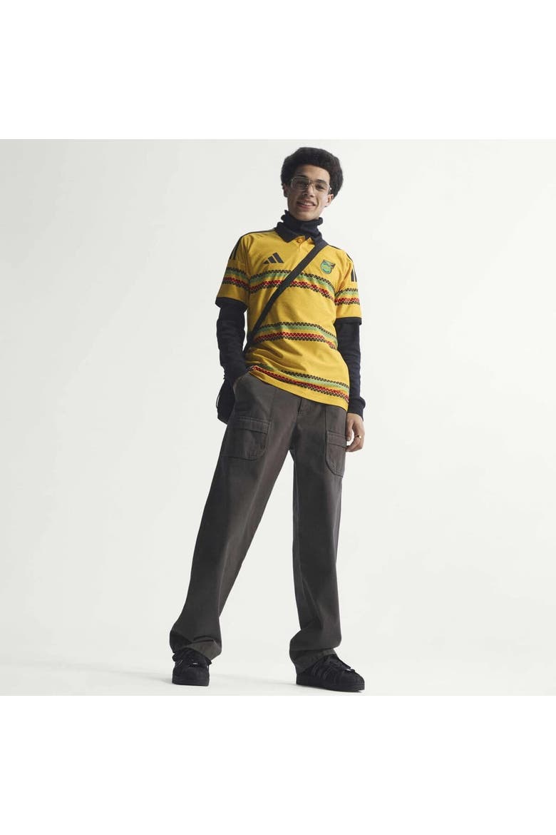 Men's adidas Yellow Jamaica National Team 2026 Home On-Field Authentic Jersey, Alternate, color, Yellow