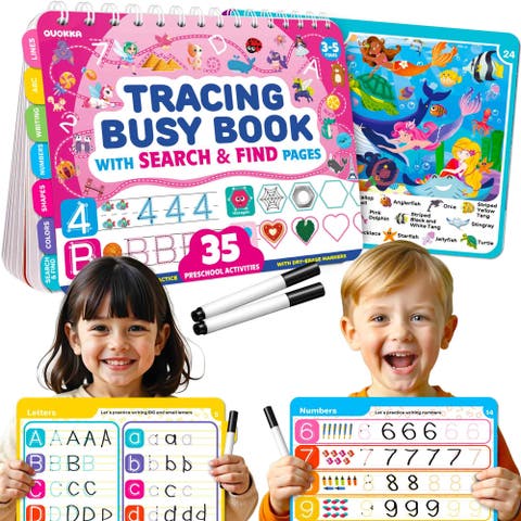 Kids Handwriting and Search & Find Activity Cards Set