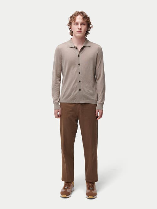 Gobi Mongolian Cashmere Cashmere Silk Polo-neck Cardigan