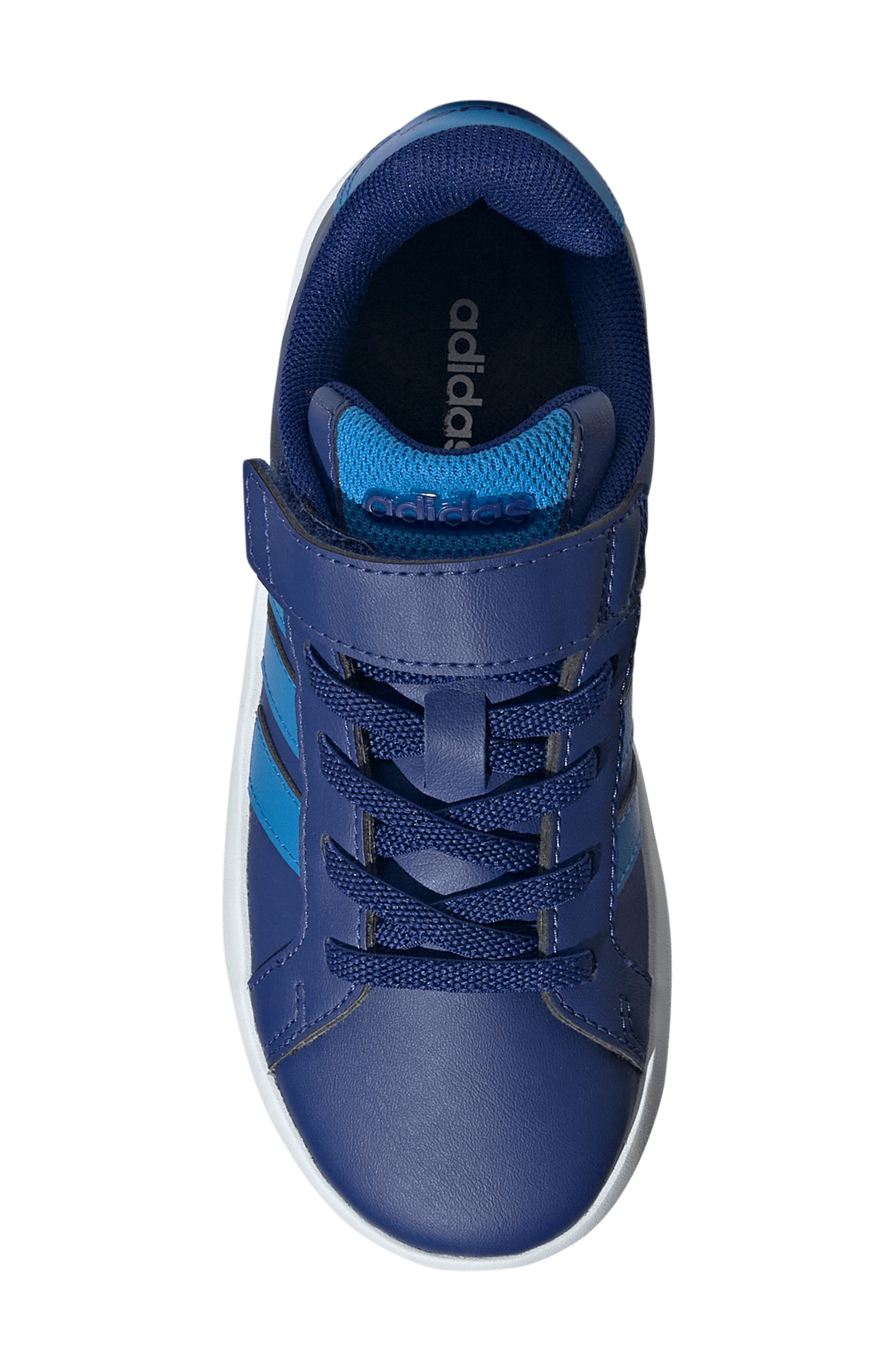 Kids' Grand Court Sneaker, Alternate, color, MYSTERY INK/ LUCID RAY BLUE