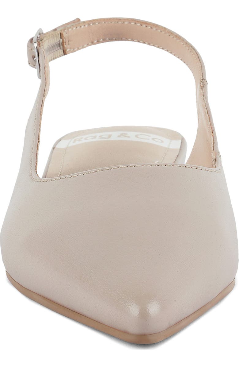 Rag & Co Hocane Slingback Flat, Alternate, color, Beige