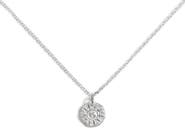 Monica Vinader Talisman Recycled Sterling Silver Sun Chain Necklace
