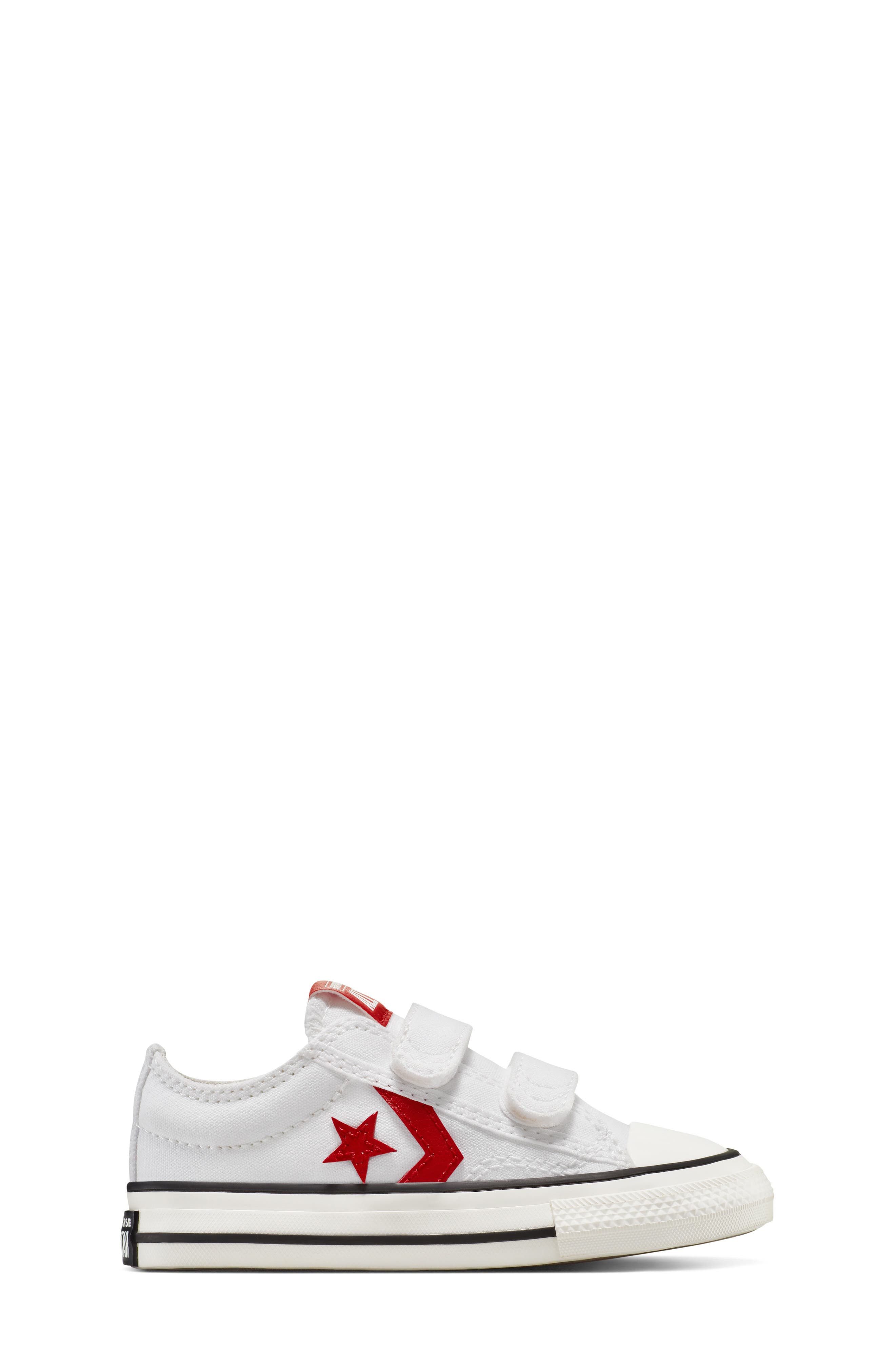Converse Kids' Star Player 76 2V Oxford Sneaker, Alternate, color, White/ Red/ White