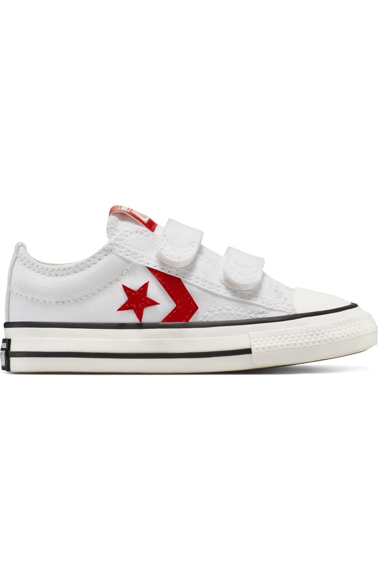 Converse Kids' Star Player 76 2V Oxford Sneaker, Alternate, color, White/ Red/ White