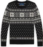 Polo Ralph Lauren Kids' Snowflake Crewneck Sweater
