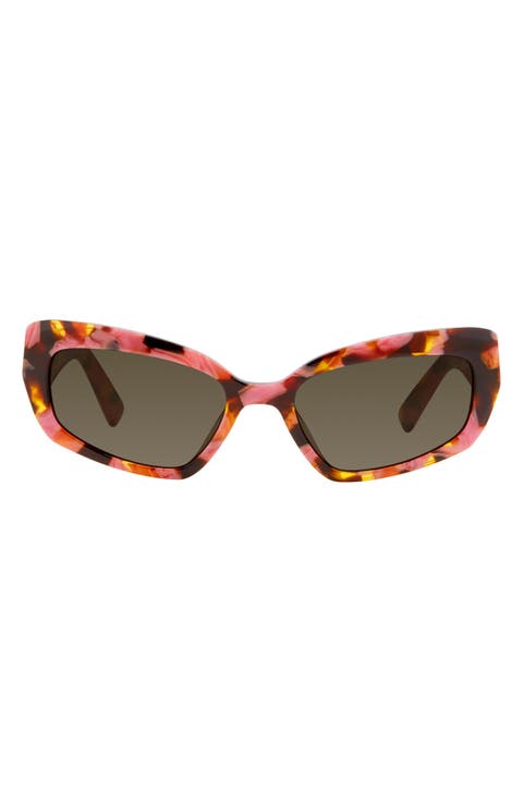 55mm Rectangular Sunglasses