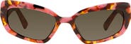 Kurt Geiger London 55mm Rectangular Sunglasses