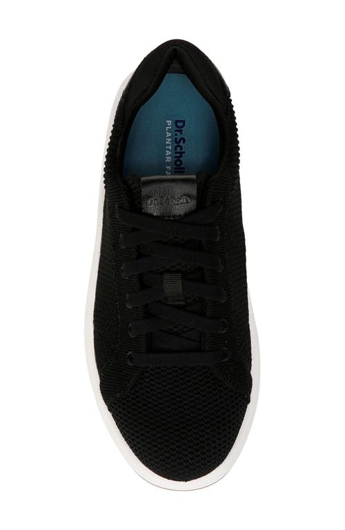 Shop Dr. Scholl's Feel Nice Plantar Faciitis Sneaker In Black
