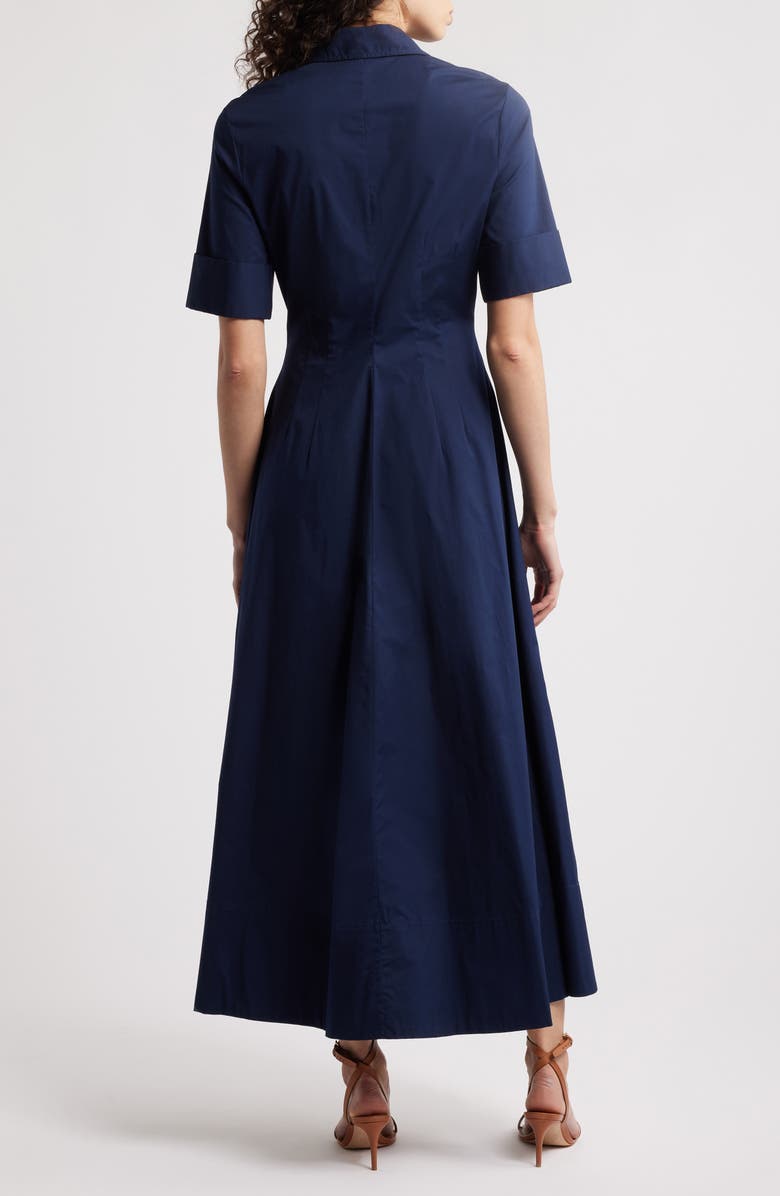 STAUD Joan A-Line Shirtdress, Alternate, color, Navy
