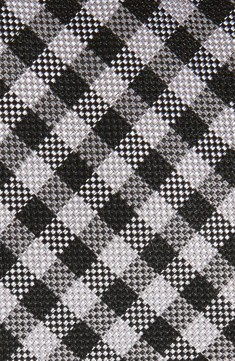 Nordstrom Men's Shop Check Silk & Wool Tie, Alternate, color, 