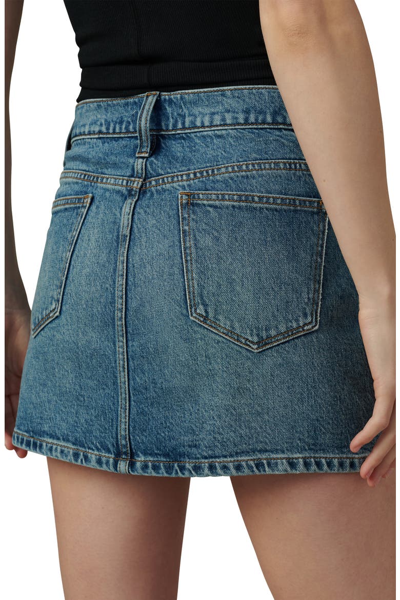 The Tessa Denim Miniskirt, Alternate, color, SHOWDOWN