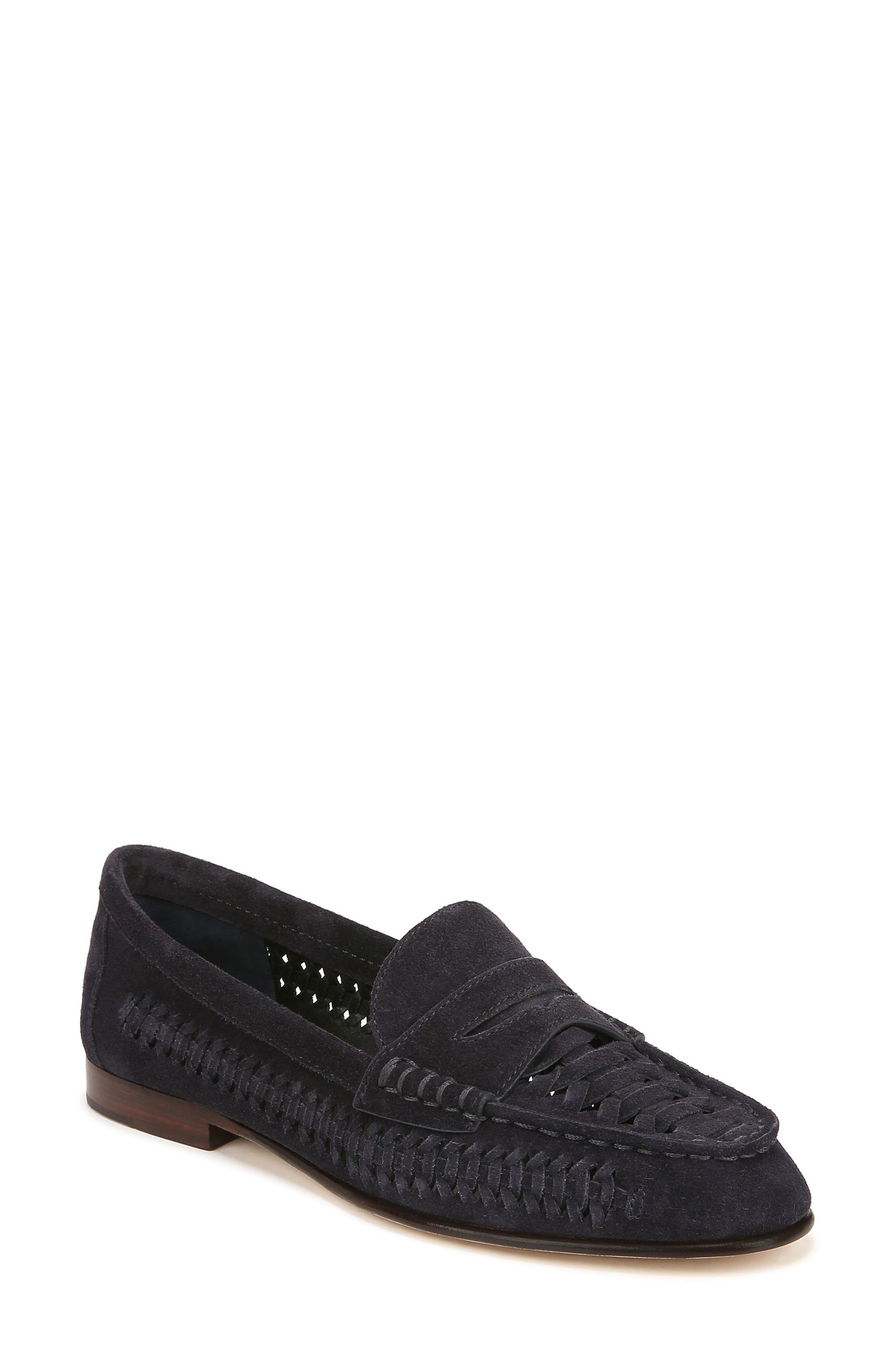 Veronica Beard Woven Penny Loafer