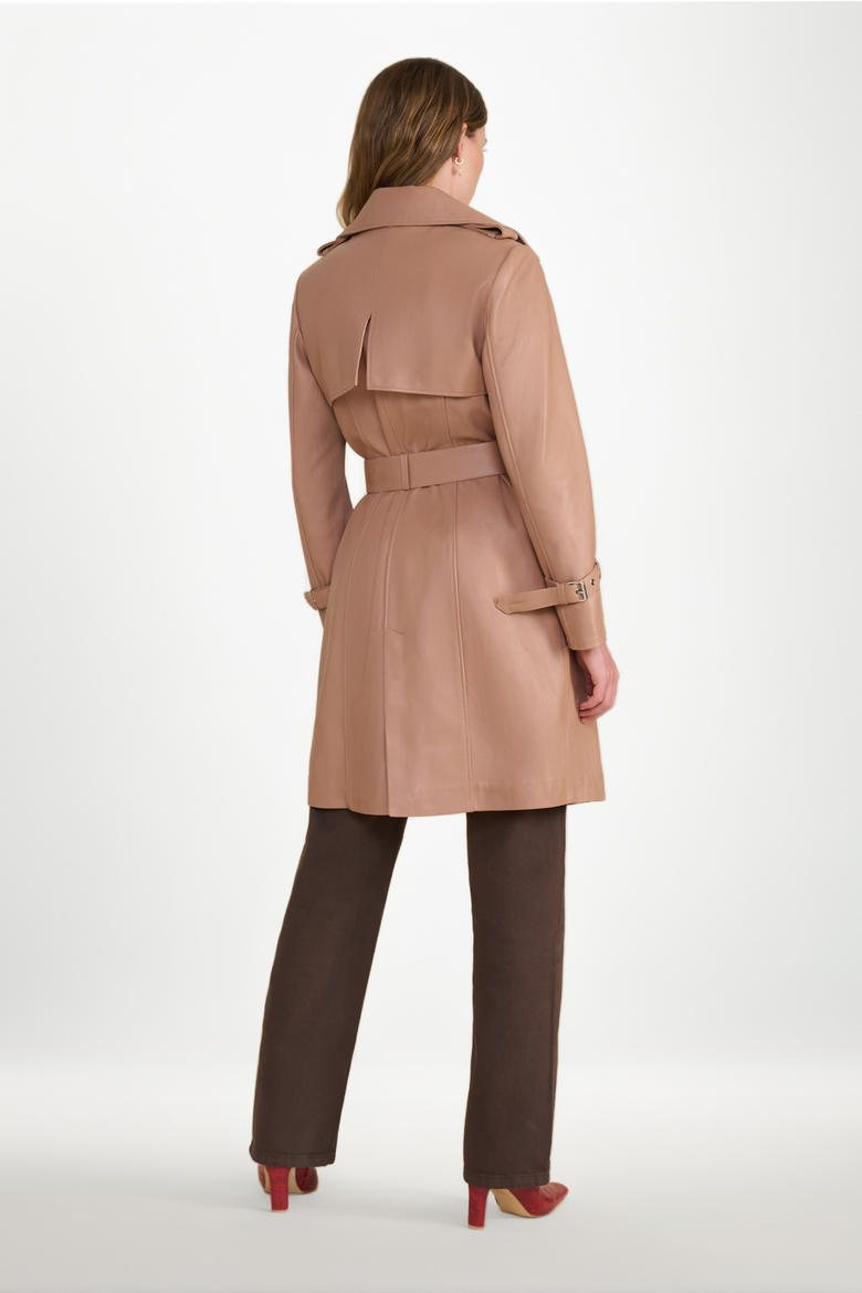 Soho Leather Jacket, Alternate, color, Mocha Brown