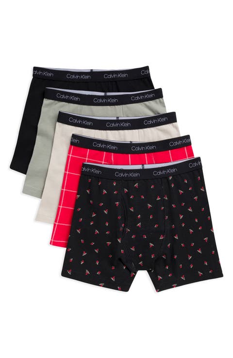 Kids' 5-Pack Boxer Briefs