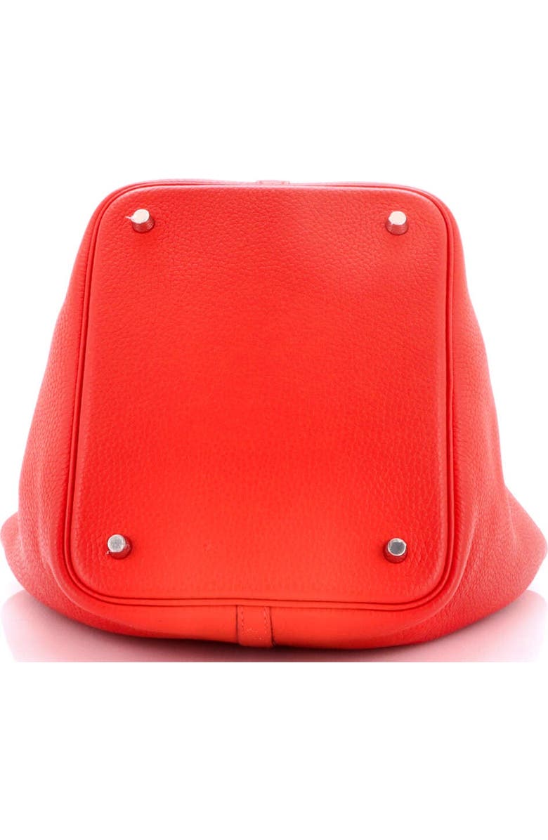 Pre-Owned Hermes Picotin Lock Bag Clemence MM, Alternate, color, Rouge Tomate