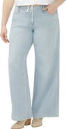 Silver Jeans Co. Suki Curvy Mid Rise Wide Leg Jeans