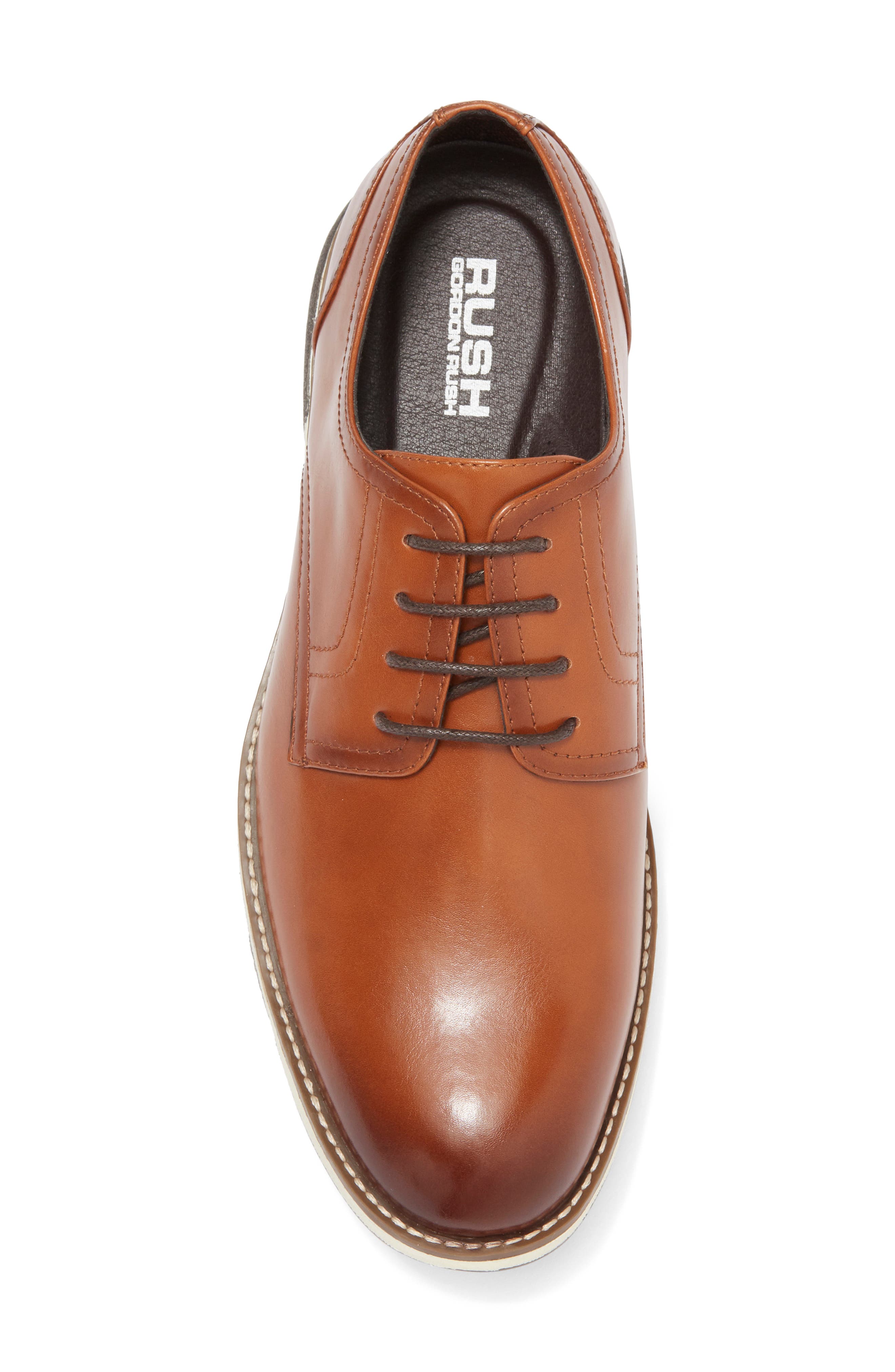 Plain Toe Derby, Alternate, color, COGNAC