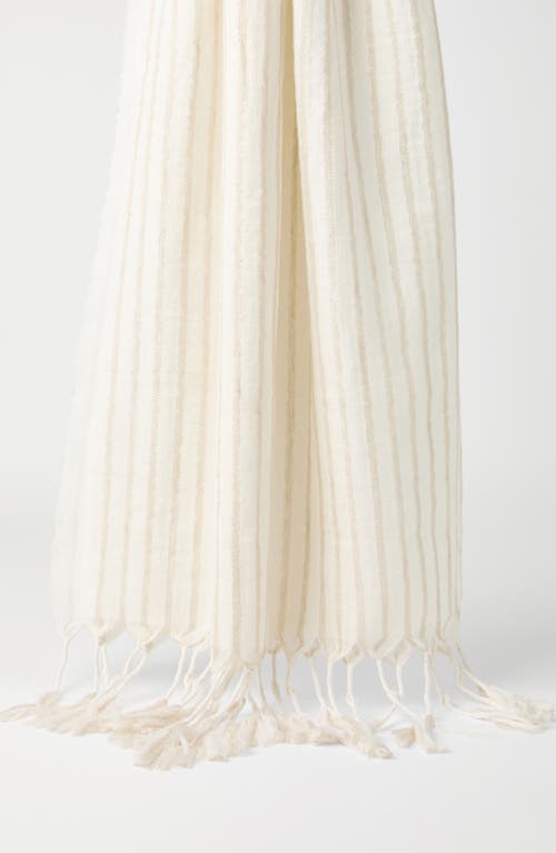 Brunello Cucinelli Double Scarf In Panama