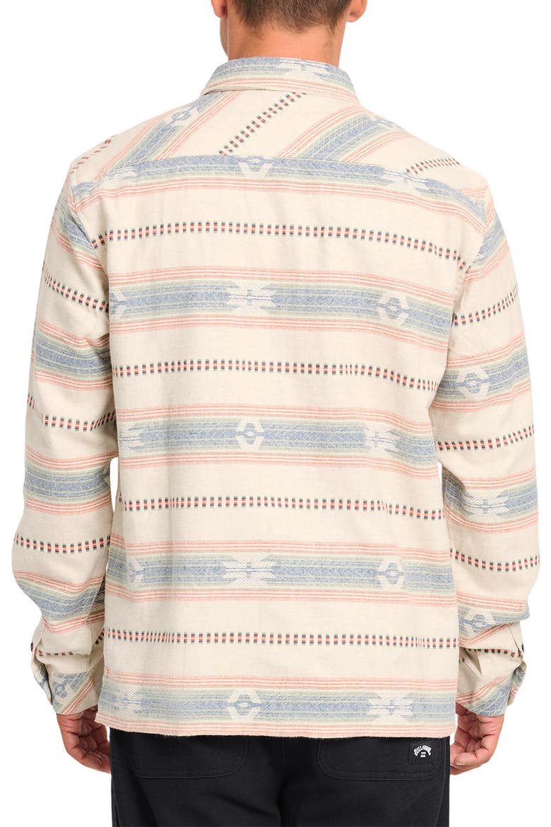 Offshore Flannel Shirt, Alternate, color, SAND KHAKI