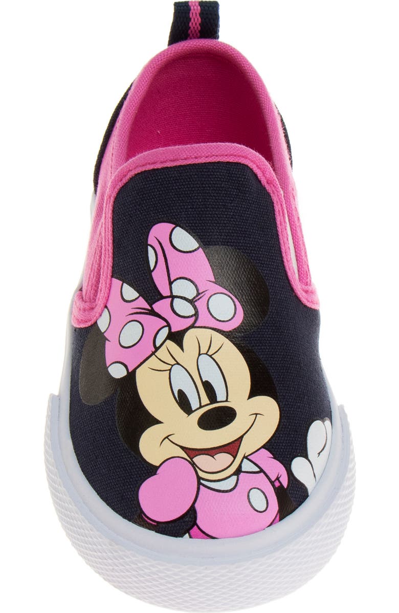 JOSMO x Disney<sup>®</sup> Kids' Minnie Mouse Slip-On Sneaker, Alternate, color, Navy/ Fuchsia